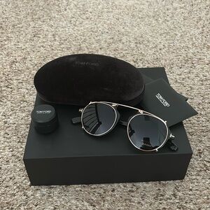 Tom Ford Private Collection Sunglasses and Cleaning/Polishing Kit